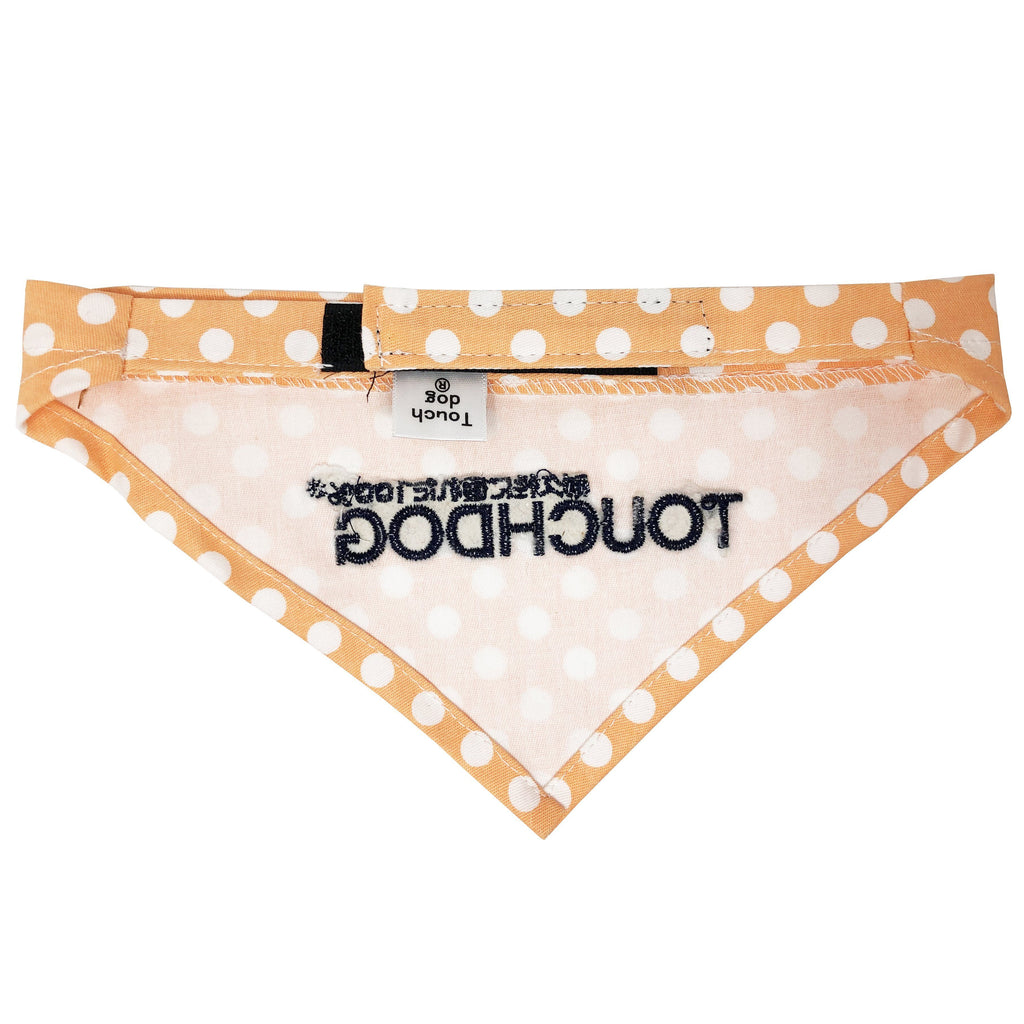Touchdog Polka-dot Patterned Hook-and-Loop Fashion Dog Bandana - P's One-Stop Shop 