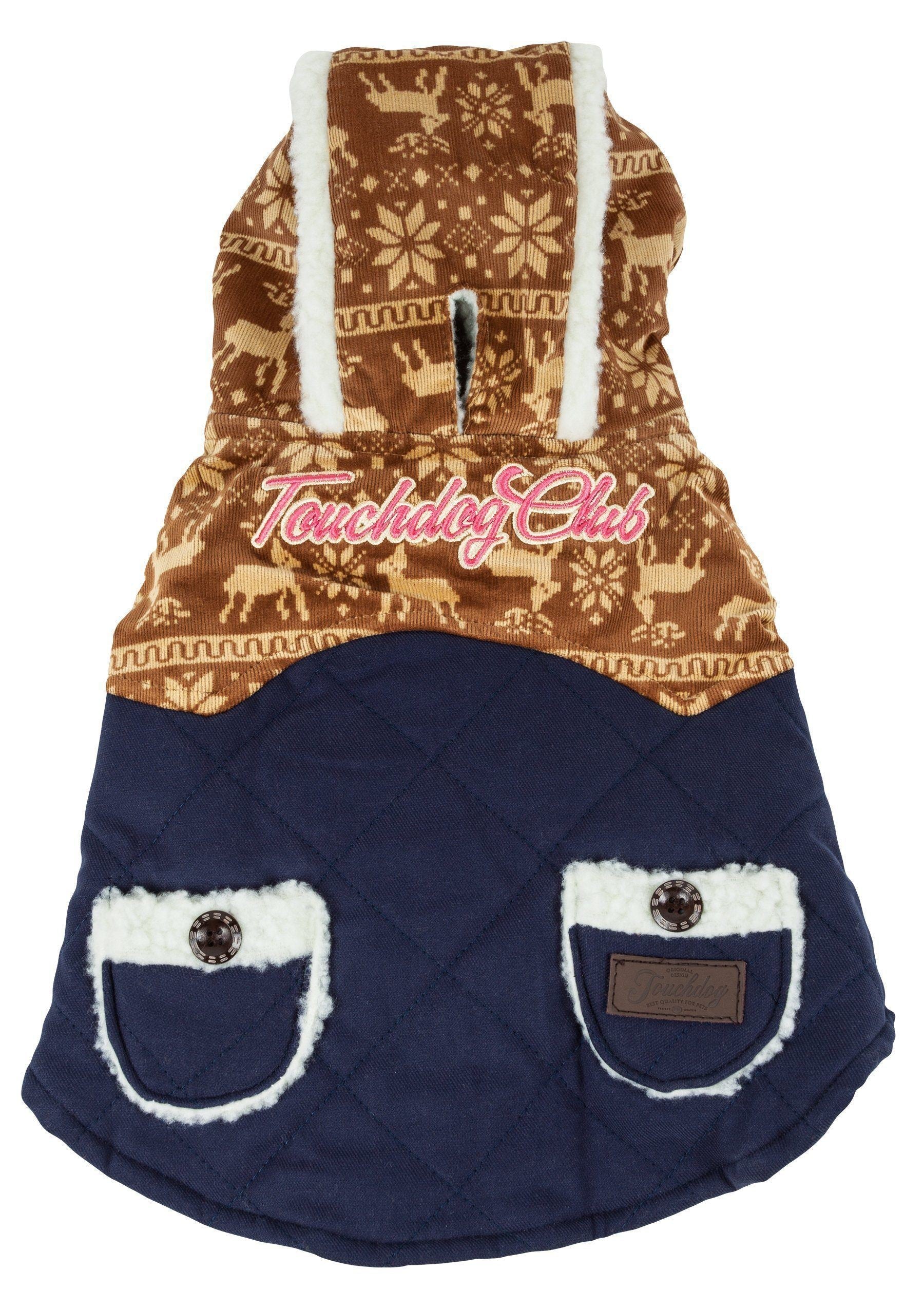 Touchdog ® 'Snowadayz' Pom Pom Hooded Fashion Dog Jacket - P's One-Stop Shop 