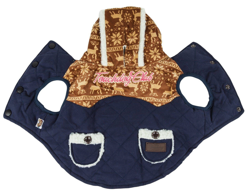 Touchdog ® 'Snowadayz' Pom Pom Hooded Fashion Dog Jacket - P's One-Stop Shop 