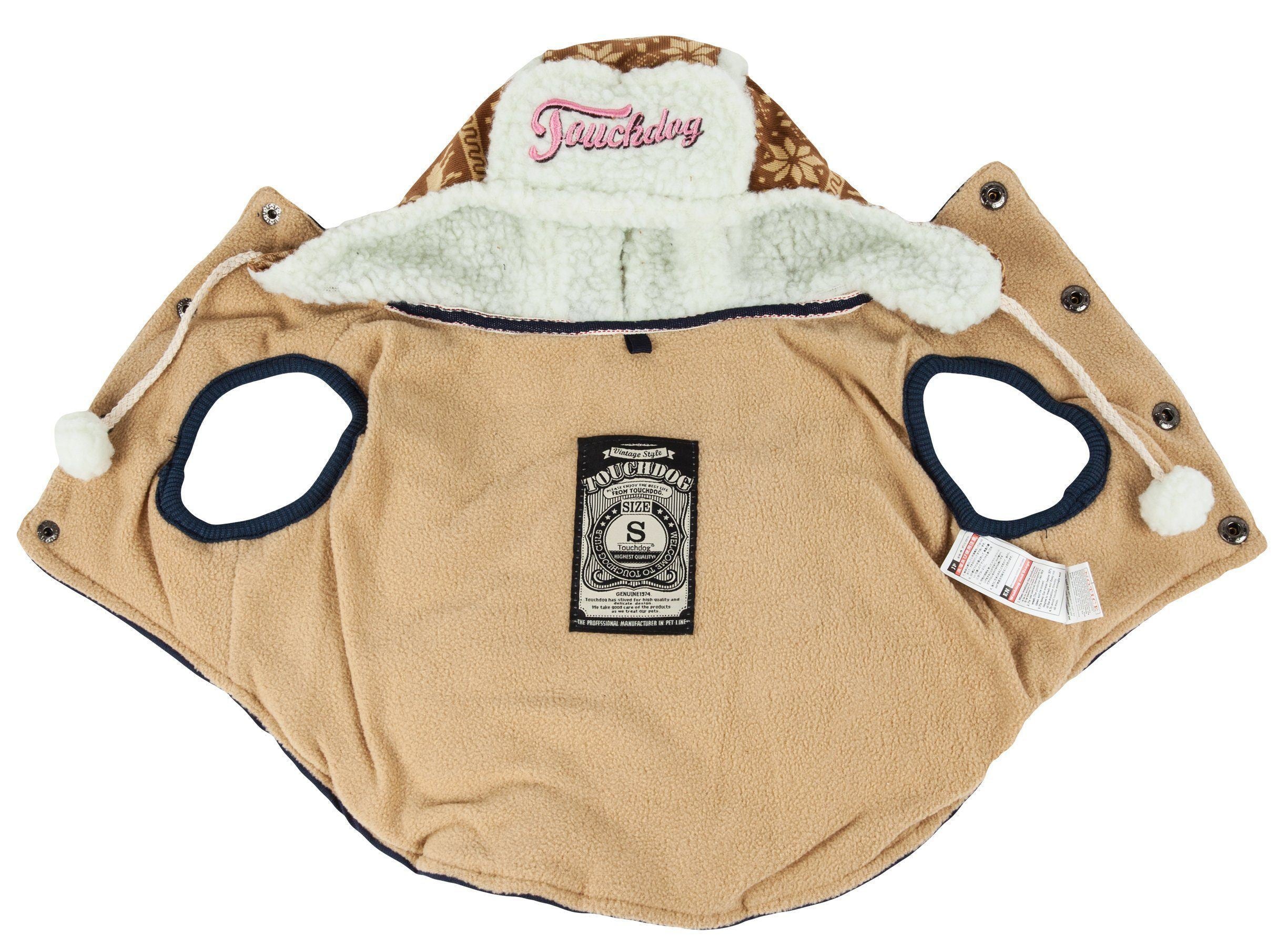 Touchdog ® 'Snowadayz' Pom Pom Hooded Fashion Dog Jacket - P's One-Stop Shop 