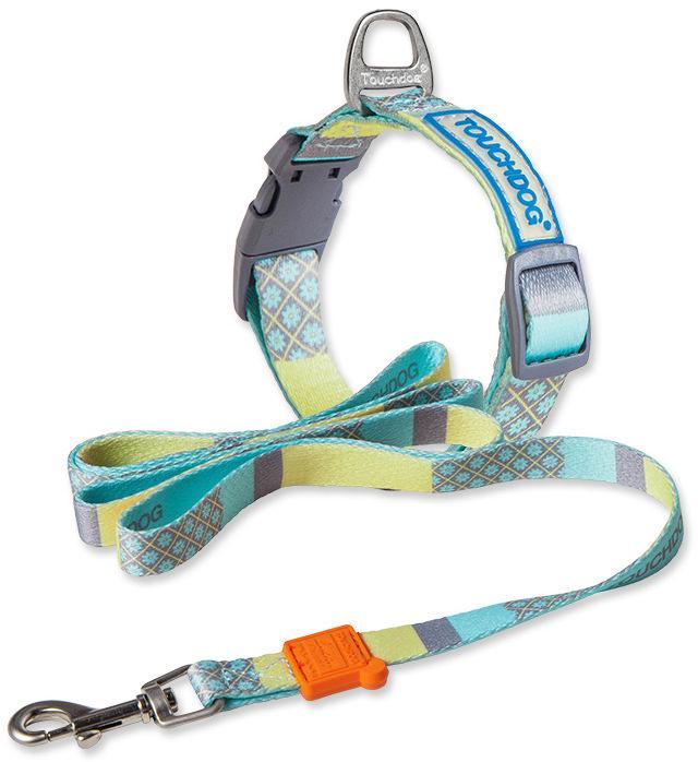 Touchdog ®'Trendzy' 2-in-1 Matching Fashion Designer Printed Dog Leash and Collar - P's One-Stop Shop 
