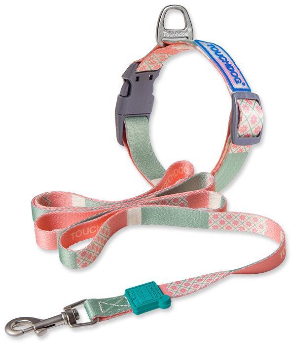 Touchdog ®'Trendzy' 2-in-1 Matching Fashion Designer Printed Dog Leash and Collar - P's One-Stop Shop 