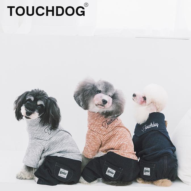 Touchdog Vogue Neck-Wrap Full Body Fashion Dog Sweater Outfit - P's One-Stop Shop 