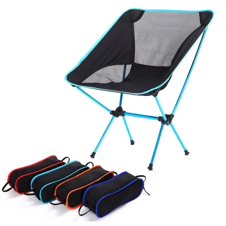 Travel Ultralight Folding Chair Superhard High Load Outdoor Camping Chair Portable Beach Hiking Picnic Seat Fishing Tools Chair - P's One-Stop Shop 