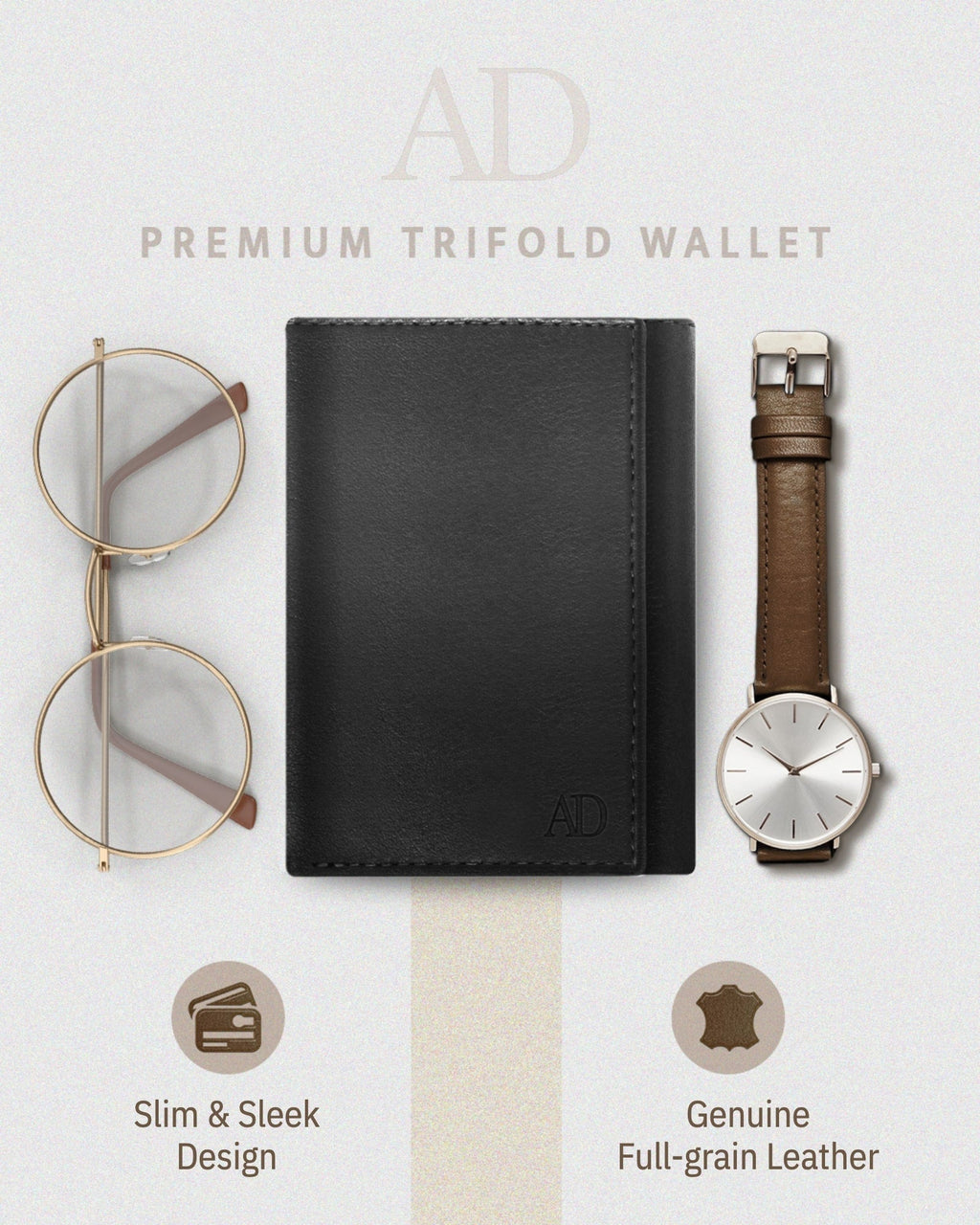 Trifold Wallet With ID Window - P's One-Stop Shop 