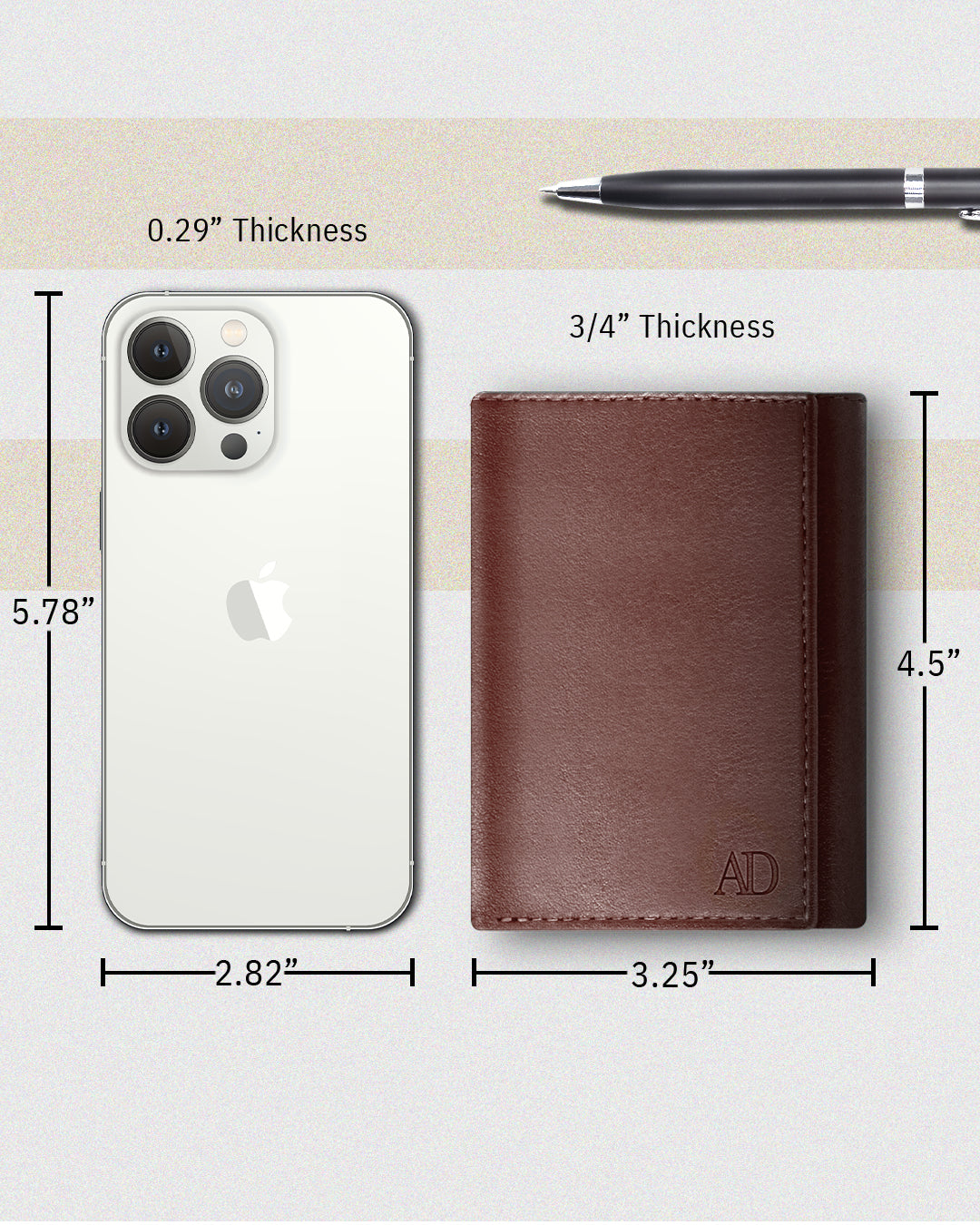 Trifold Wallet With ID Window - P's One-Stop Shop 