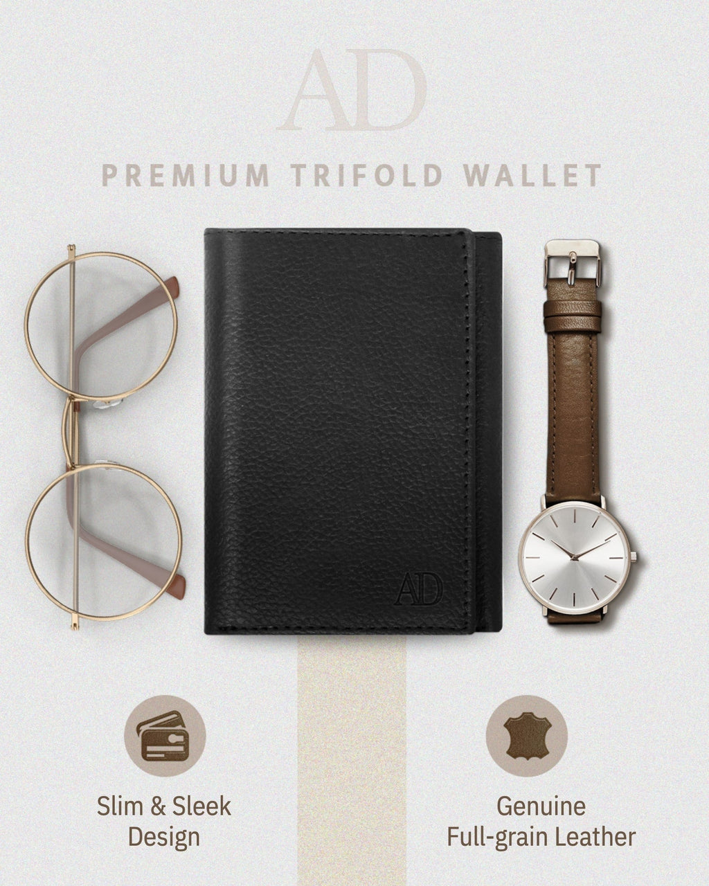 Trifold Wallet With ID Window - P's One-Stop Shop 
