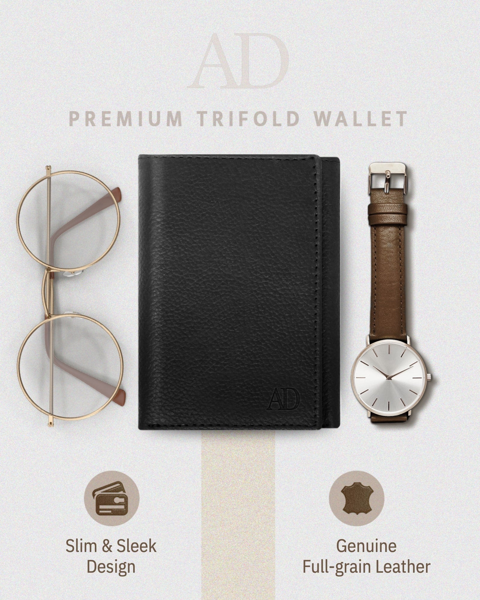 Trifold Wallet With ID Window - P's One-Stop Shop 