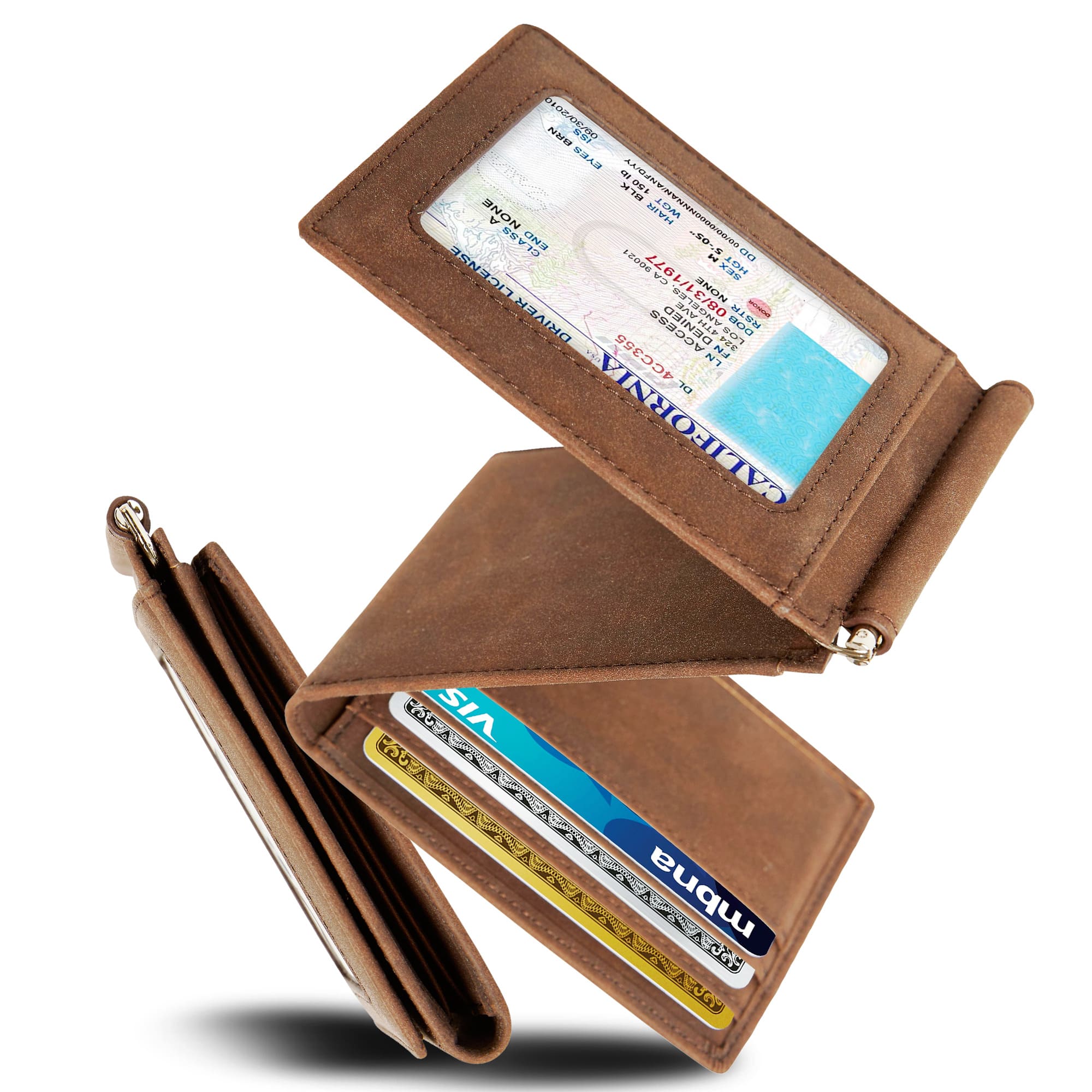 Trifold Wallet With Removable Money Clip - P's One-Stop Shop 