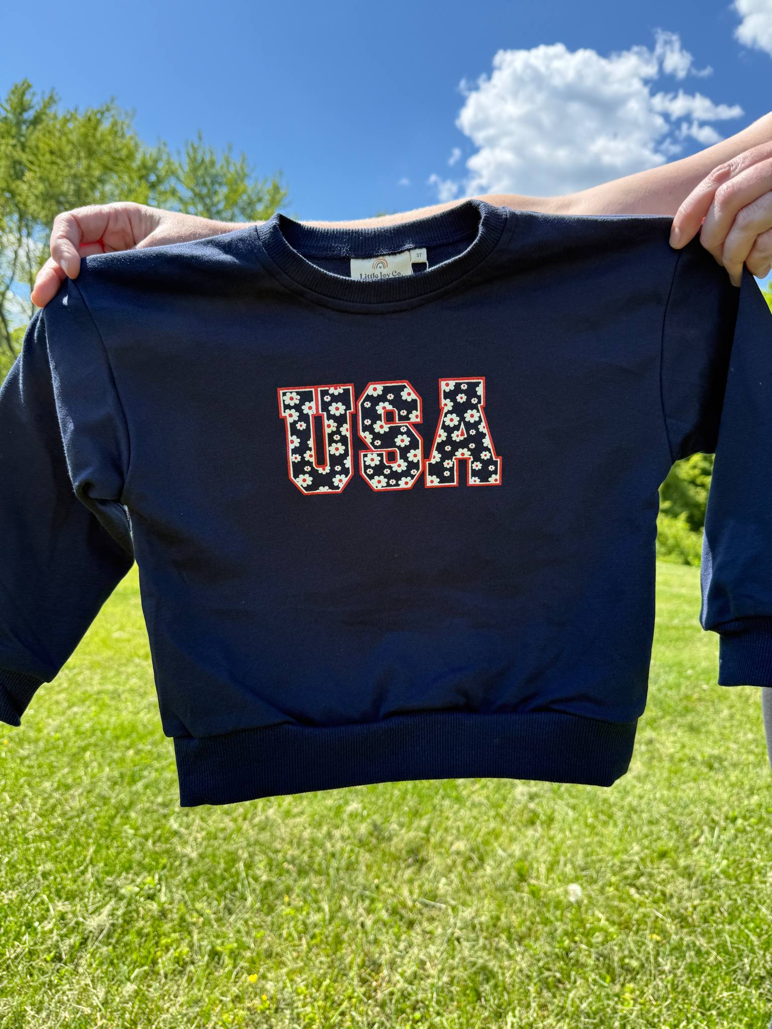 USA Daisy Crewneck Sweatshirt - more colors - P's One-Stop Shop 