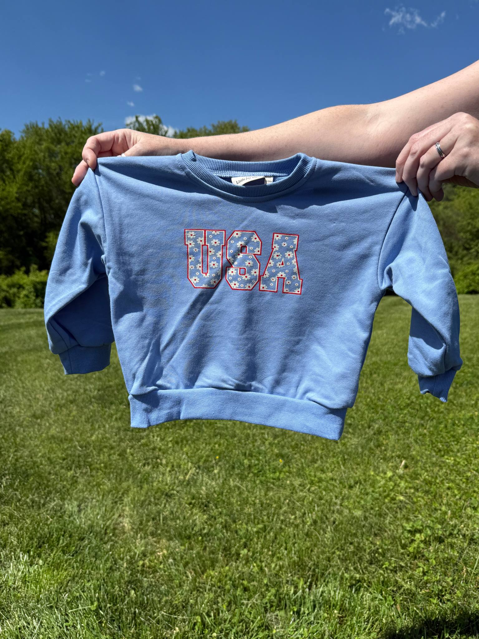 USA Daisy Crewneck Sweatshirt - more colors - P's One-Stop Shop 