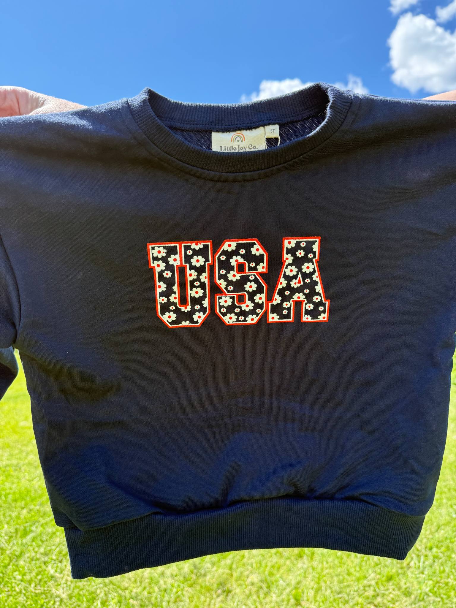 USA Daisy Crewneck Sweatshirt - more colors - P's One-Stop Shop 