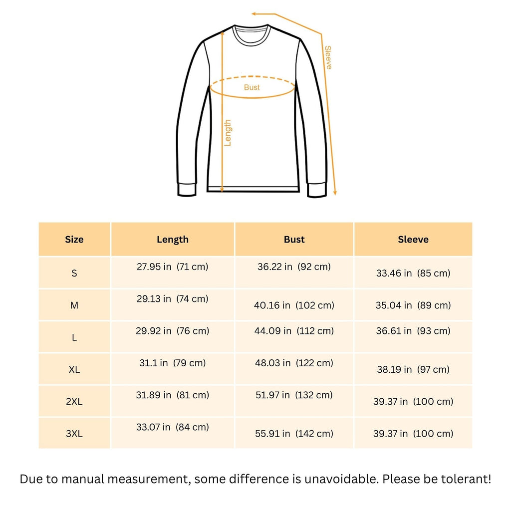 Valentine’s Day Heart Pattern Long Sleeve T-Shirt – Autumn Winter Romantic Graphic Tee for Men & Women - P's One-Stop Shop 