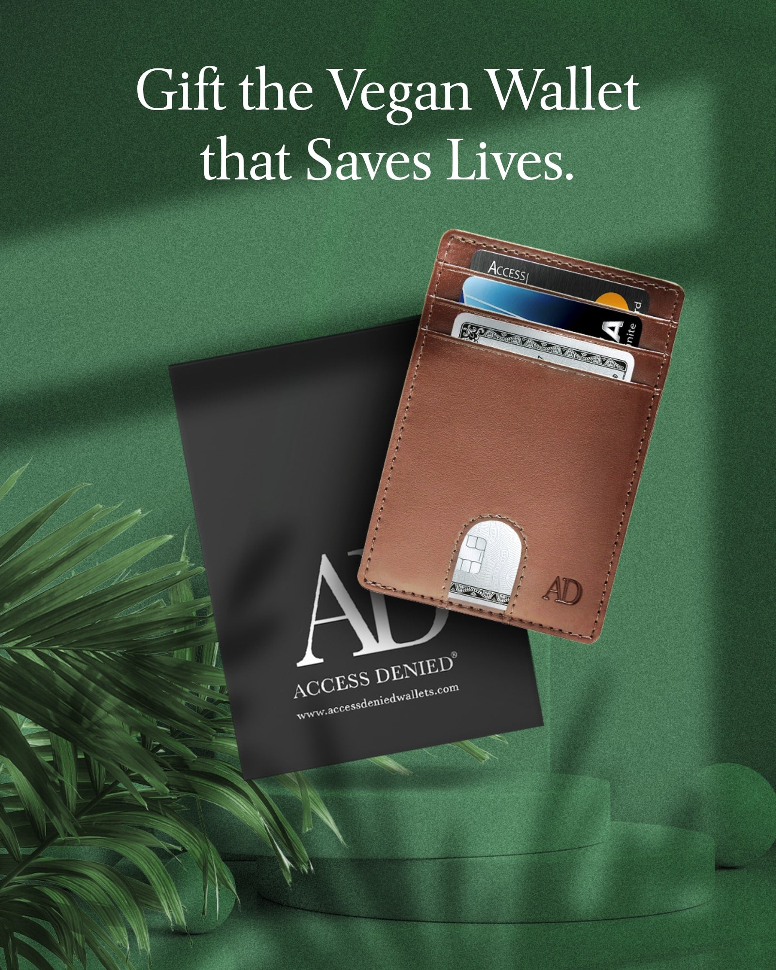 Vegan Slim Card Holder - P's One-Stop Shop 