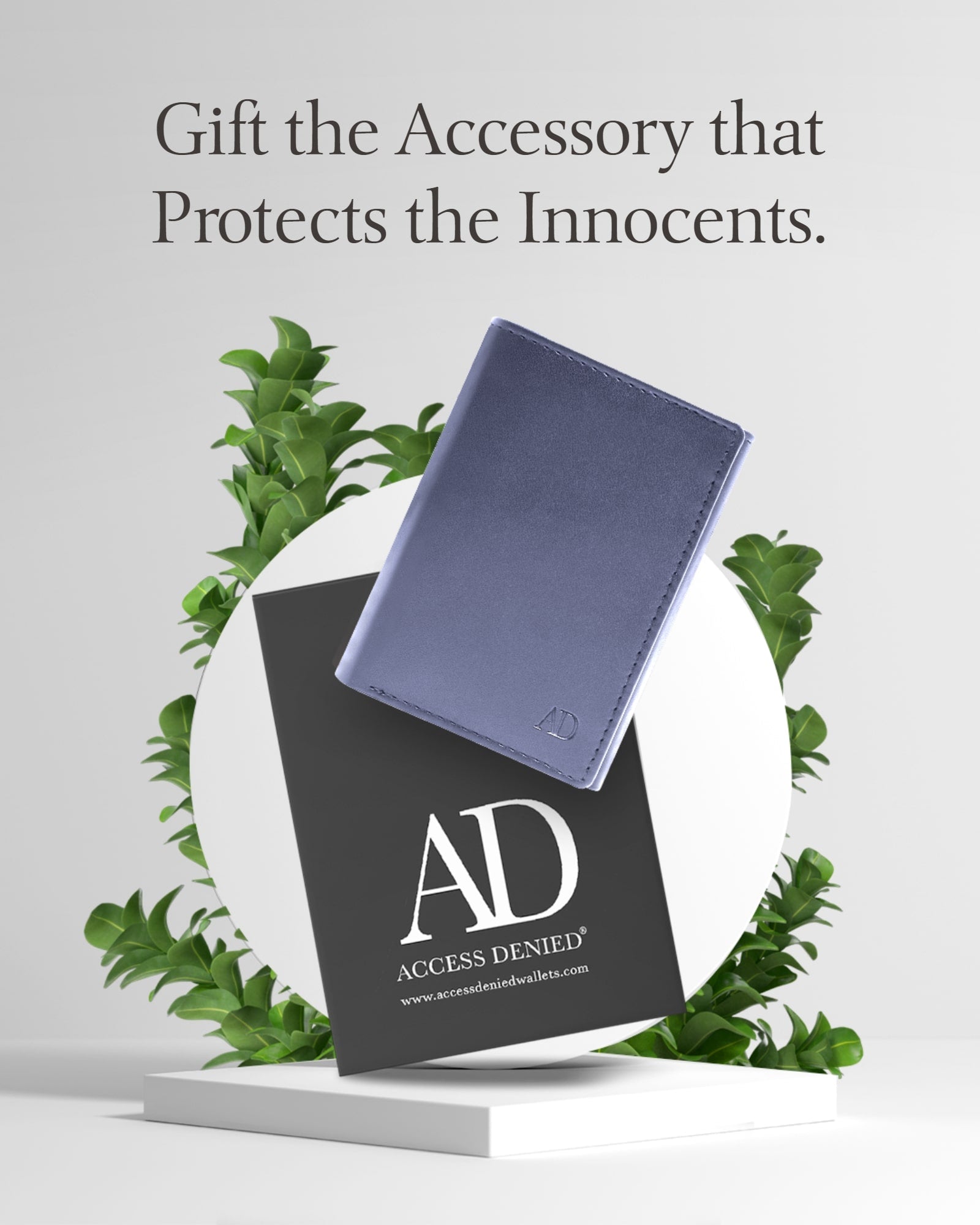 Vegan Trifold Wallet With ID Window - P's One-Stop Shop 