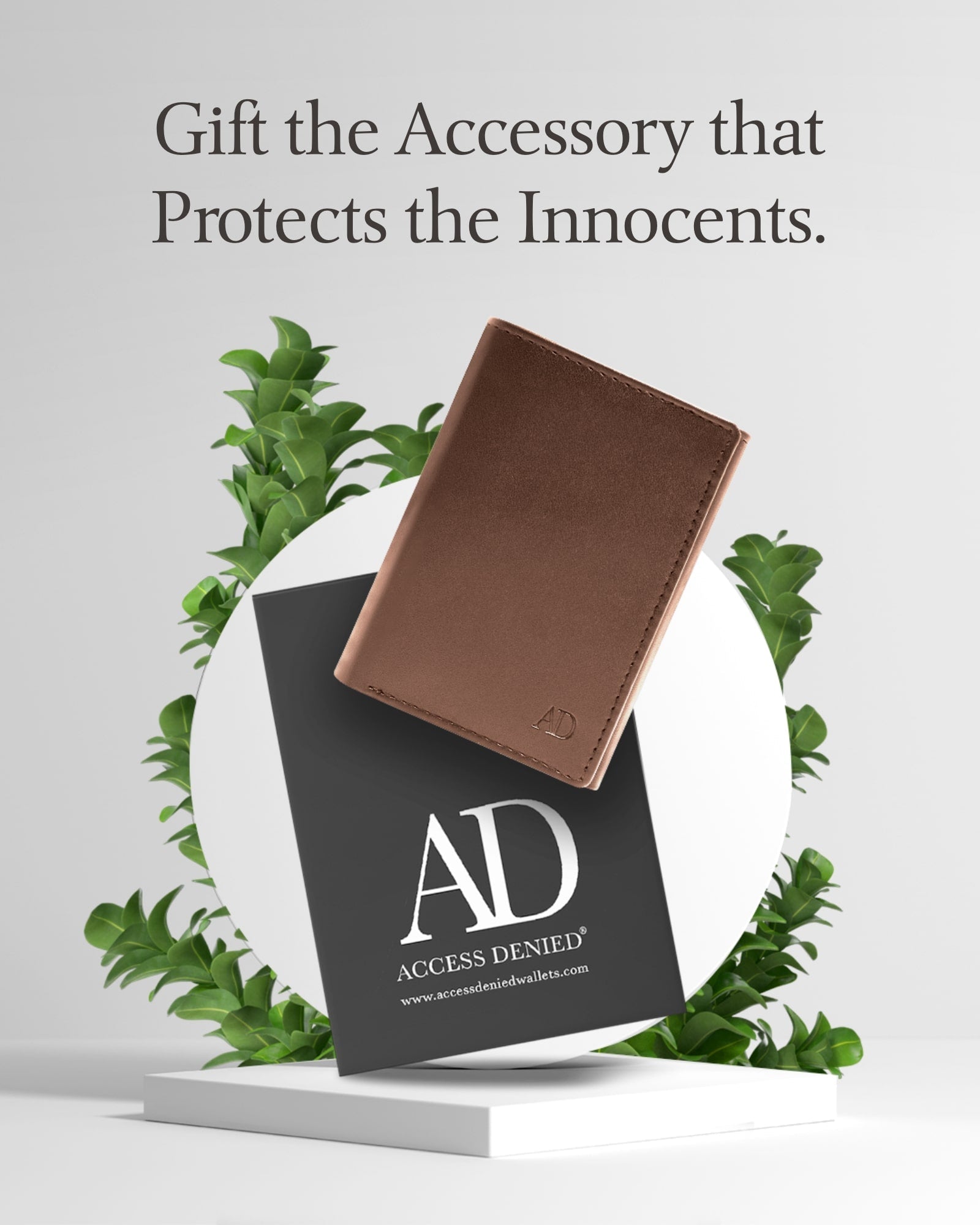 Vegan Trifold Wallet With ID Window - P's One-Stop Shop 