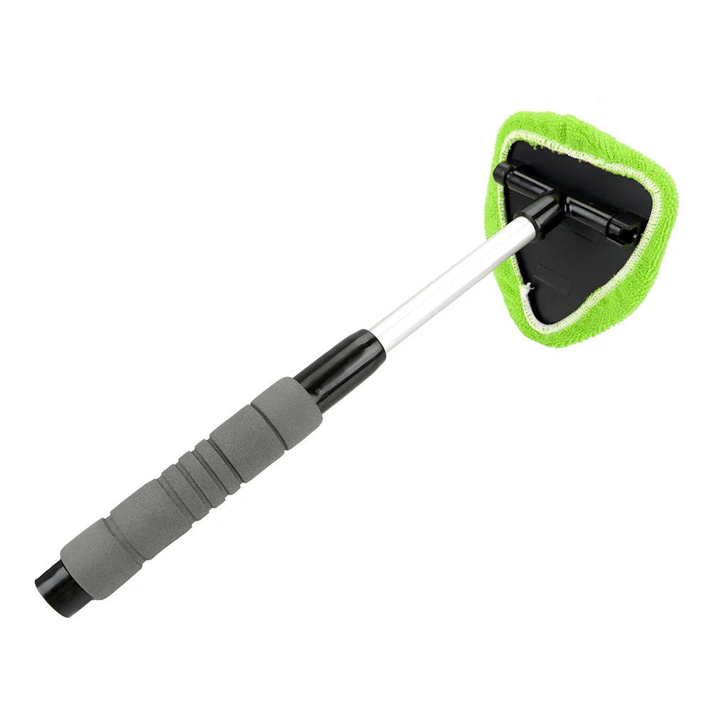 Window Scraping Mist Eliminator Microfiber Car Window Cleaner Telescopic Window Glass Cleaner Car Windshield Cleaning Brush - P's One-Stop Shop 