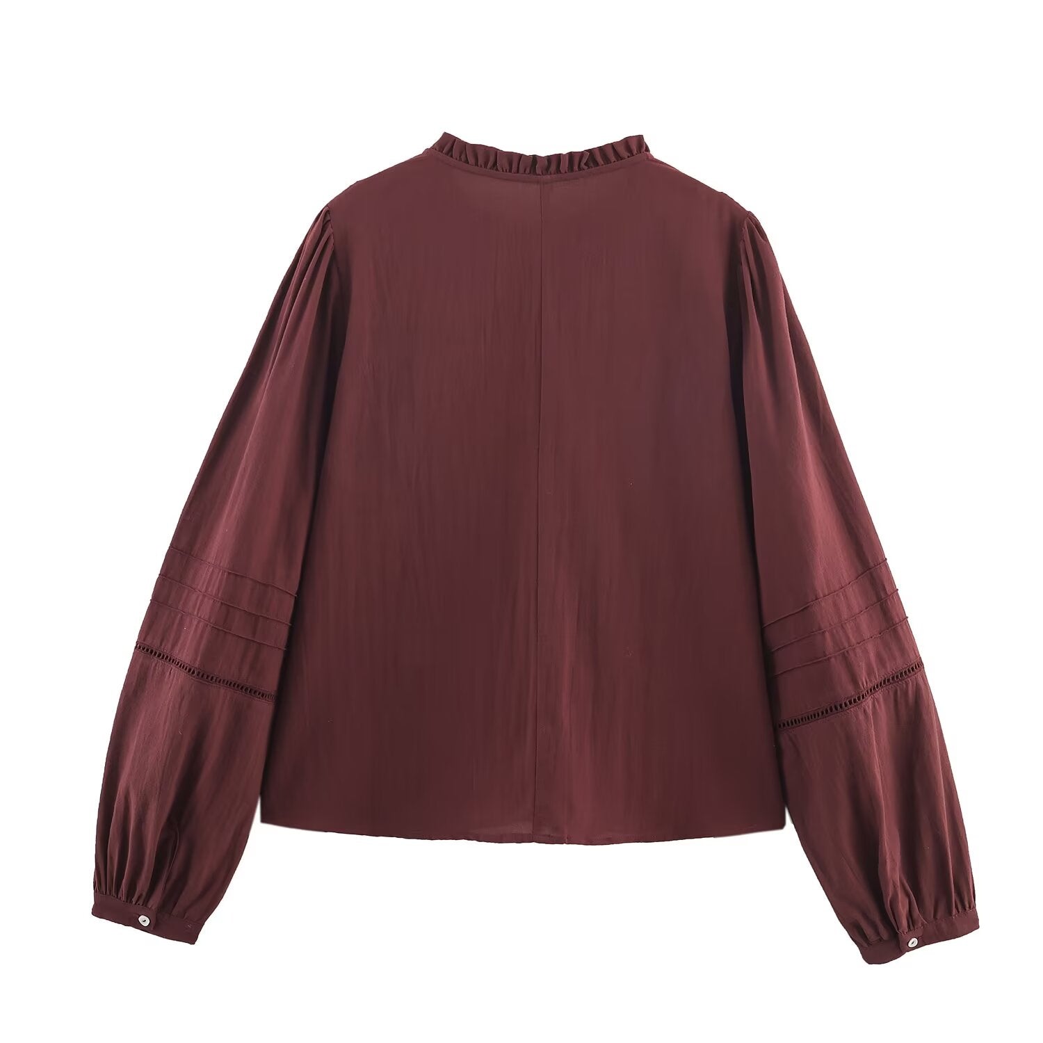 Women Clothing Casual Chest Embroidered Shirt - P's One-Stop Shop 