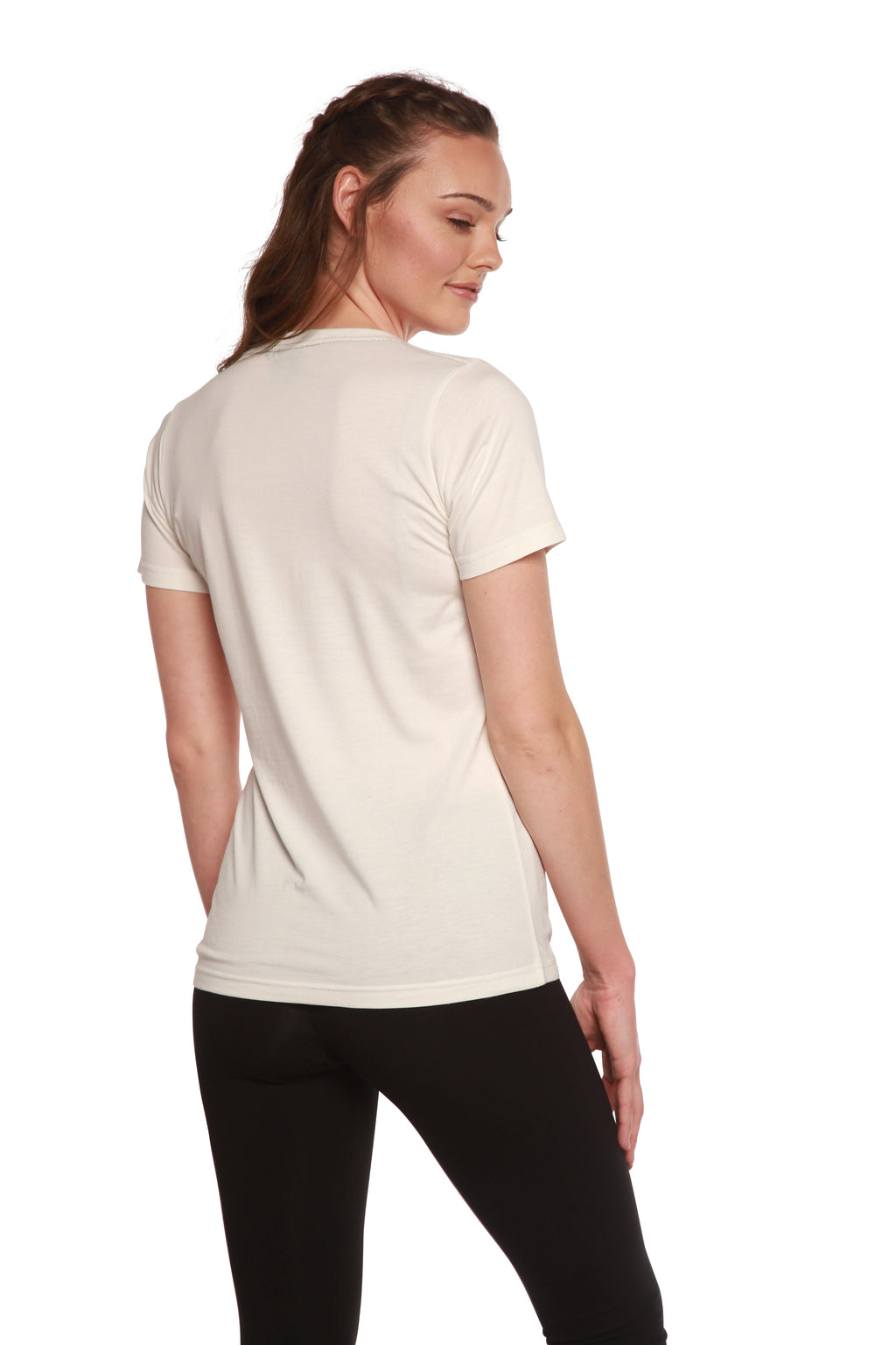 Women's Bamboo/Cotton Short Sleeve Scoop Neck T-Shirt - P's One-Stop Shop 