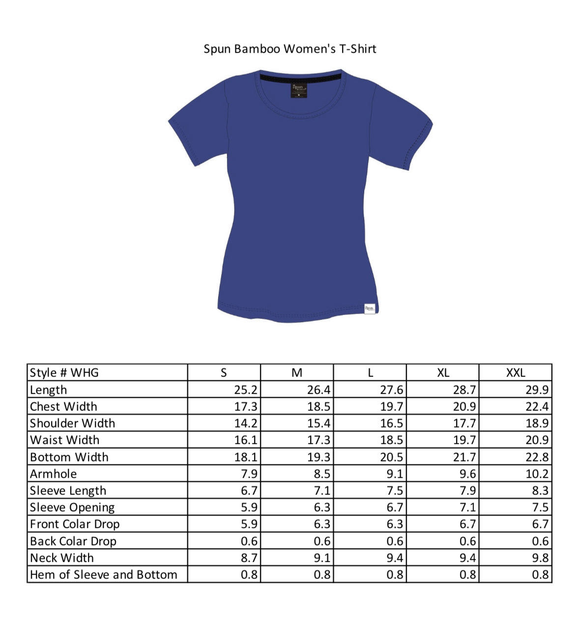 Women's Bamboo/Cotton Short Sleeve Scoop Neck T-Shirt - P's One-Stop Shop 