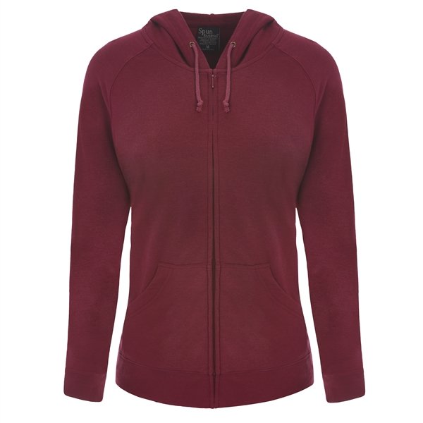 Women's Bamboo French Terry Zip Hooded Sweatshirt - P's One-Stop Shop 