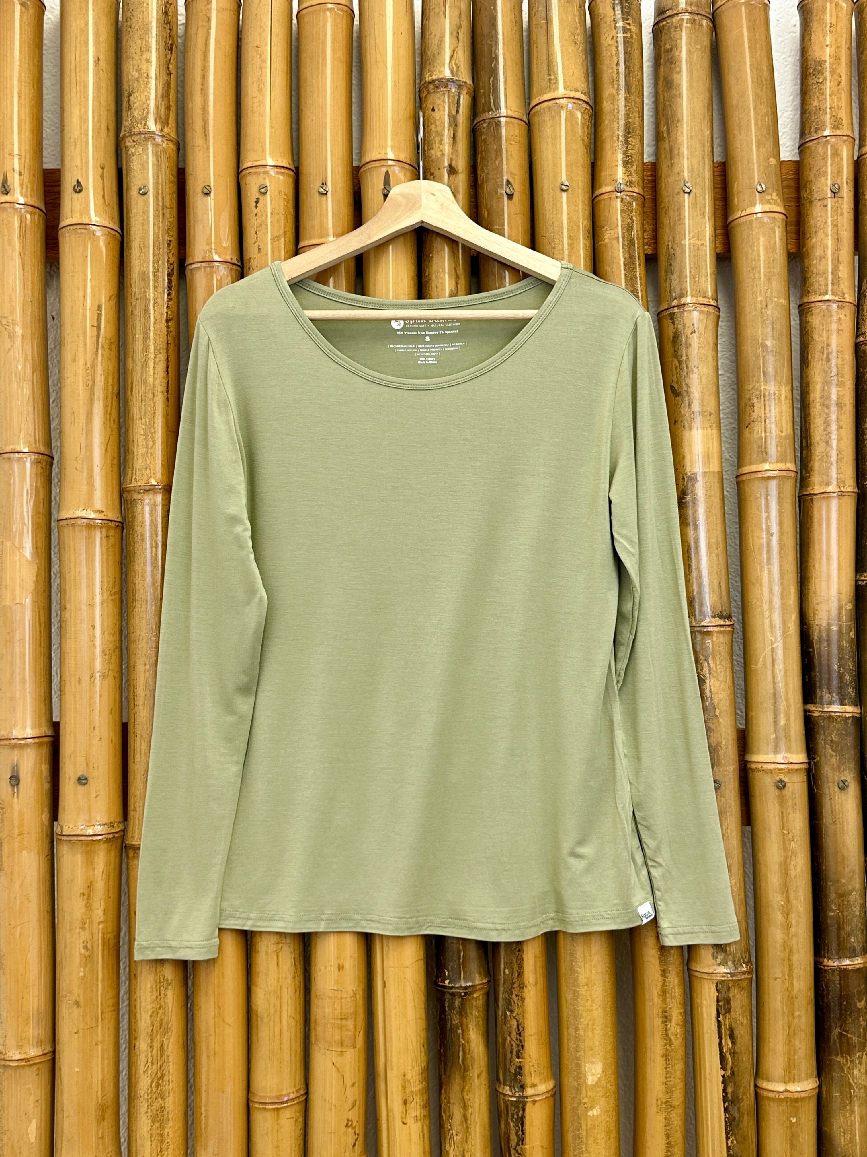 Women's Bamboo Lounge Long Sleeve T-Shirt - P's One-Stop Shop 