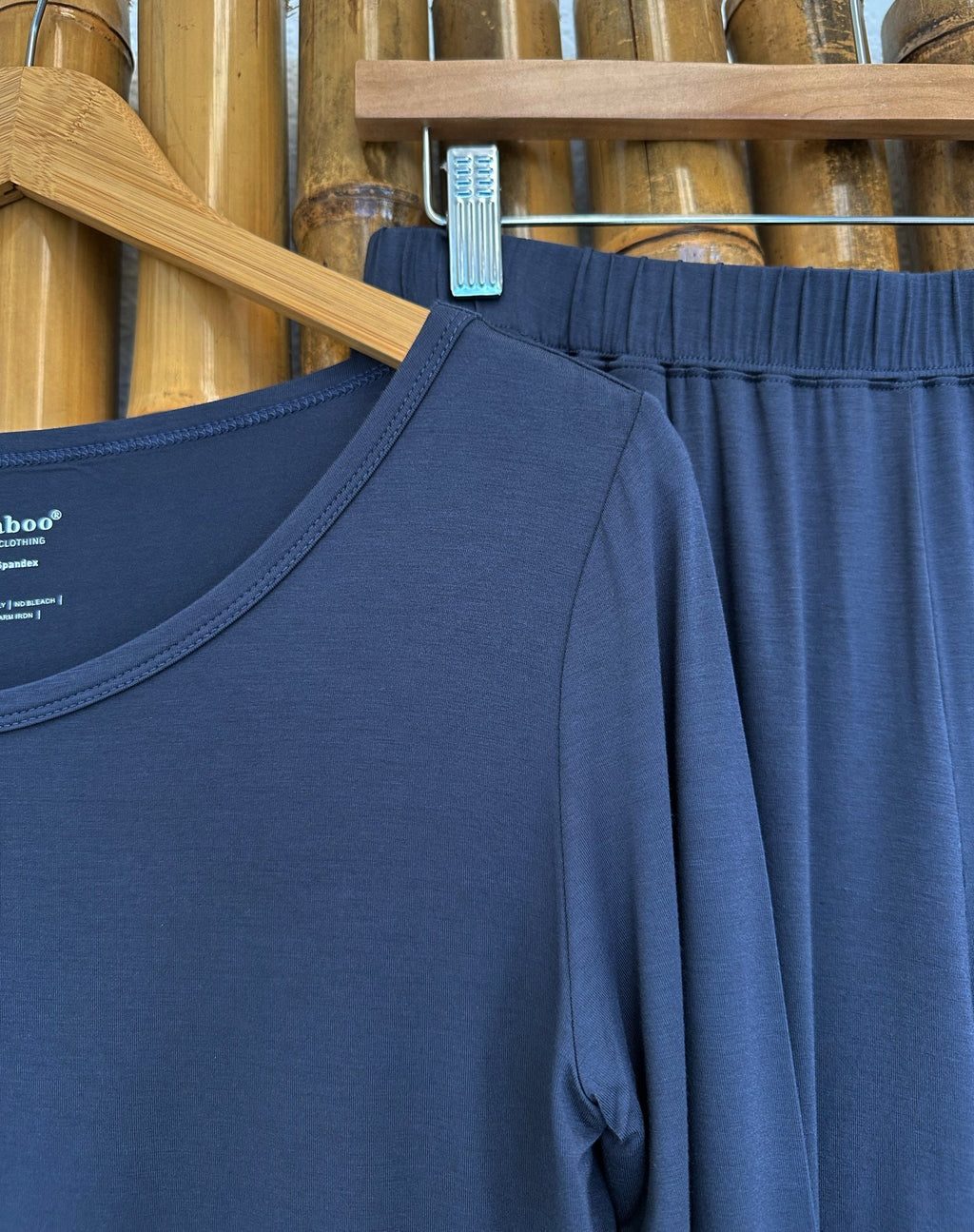 Women's Bamboo Lounge Set - Long Sleeve T-Shirt and Jogger Pants - P's One-Stop Shop 