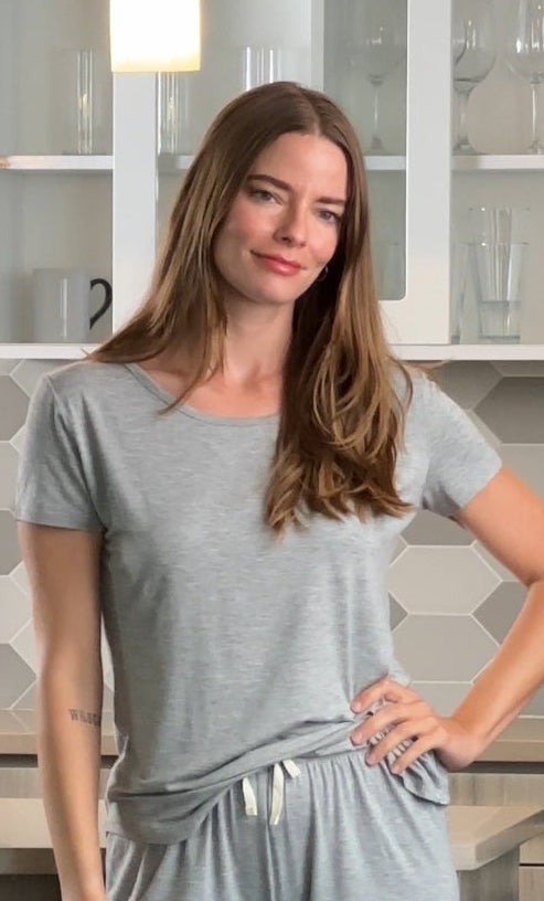 Women’s Bamboo Lounge Short Sleeve T-Shirt - P's One-Stop Shop 