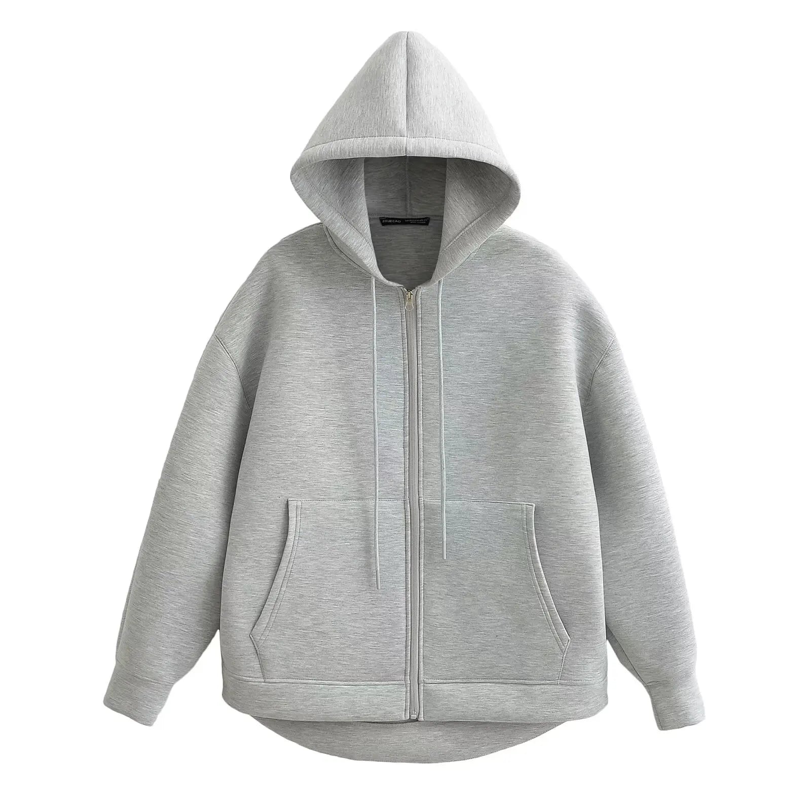 Women's Casual Zipper Hoodie with Pockets - P's One-Stop Shop 