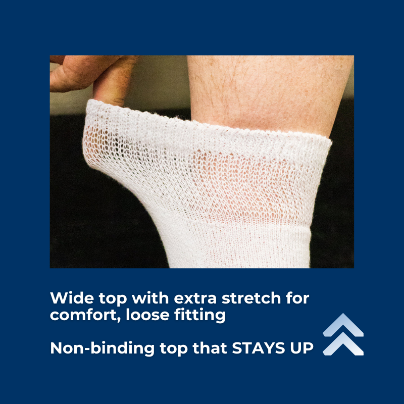 Women's Cotton Diabetic Ankle Socks (6 Pair) - P's One-Stop Shop 