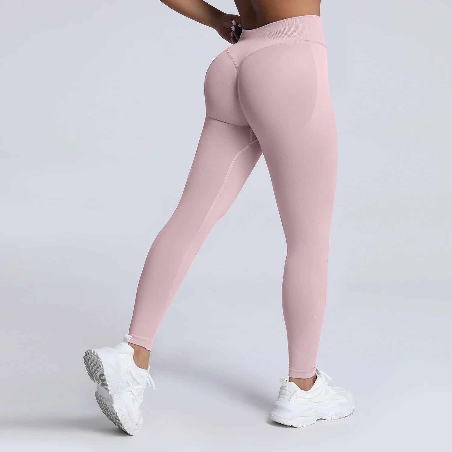Women's Low Waist Scrunch Bum Yoga Tights - P's One-Stop Shop 