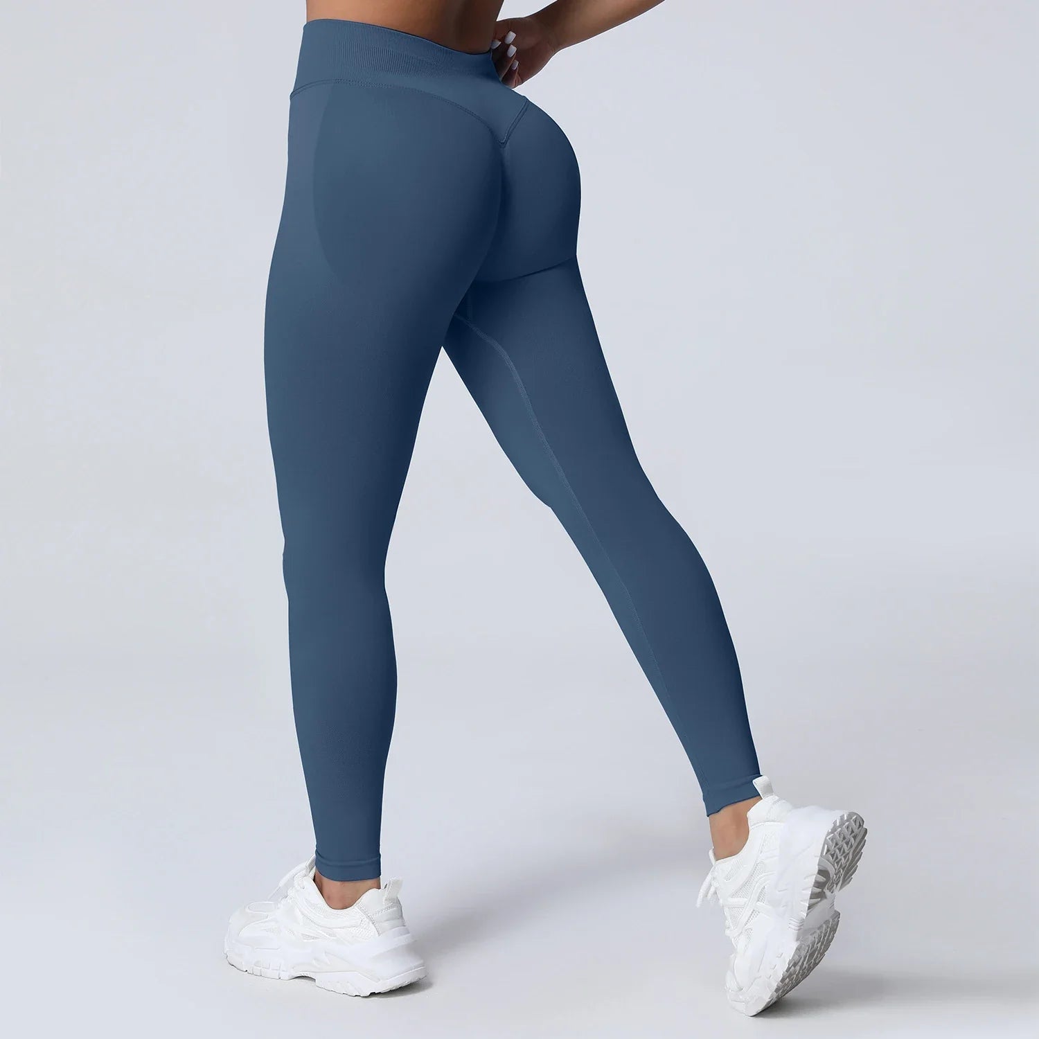 Women's Low Waist Scrunch Bum Yoga Tights - P's One-Stop Shop 
