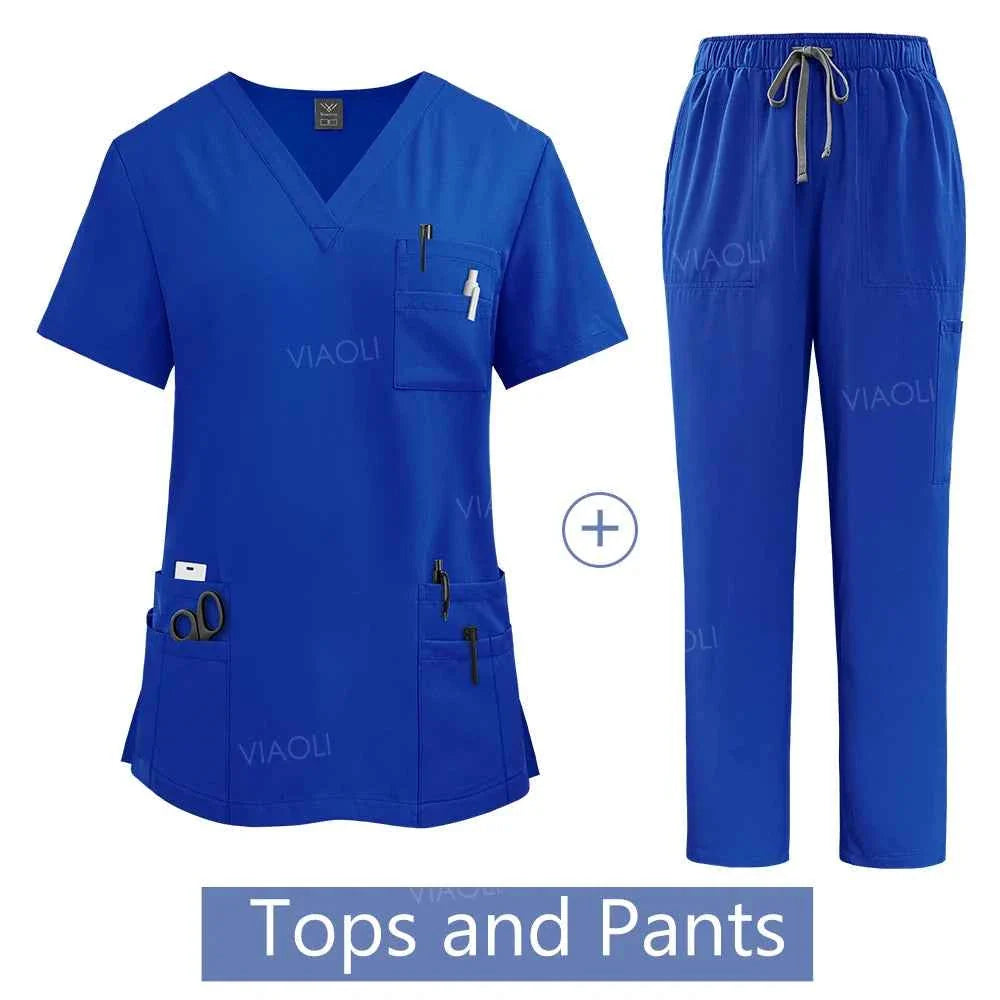 Women's Medical Scrub Uniform Set - P's One-Stop Shop 