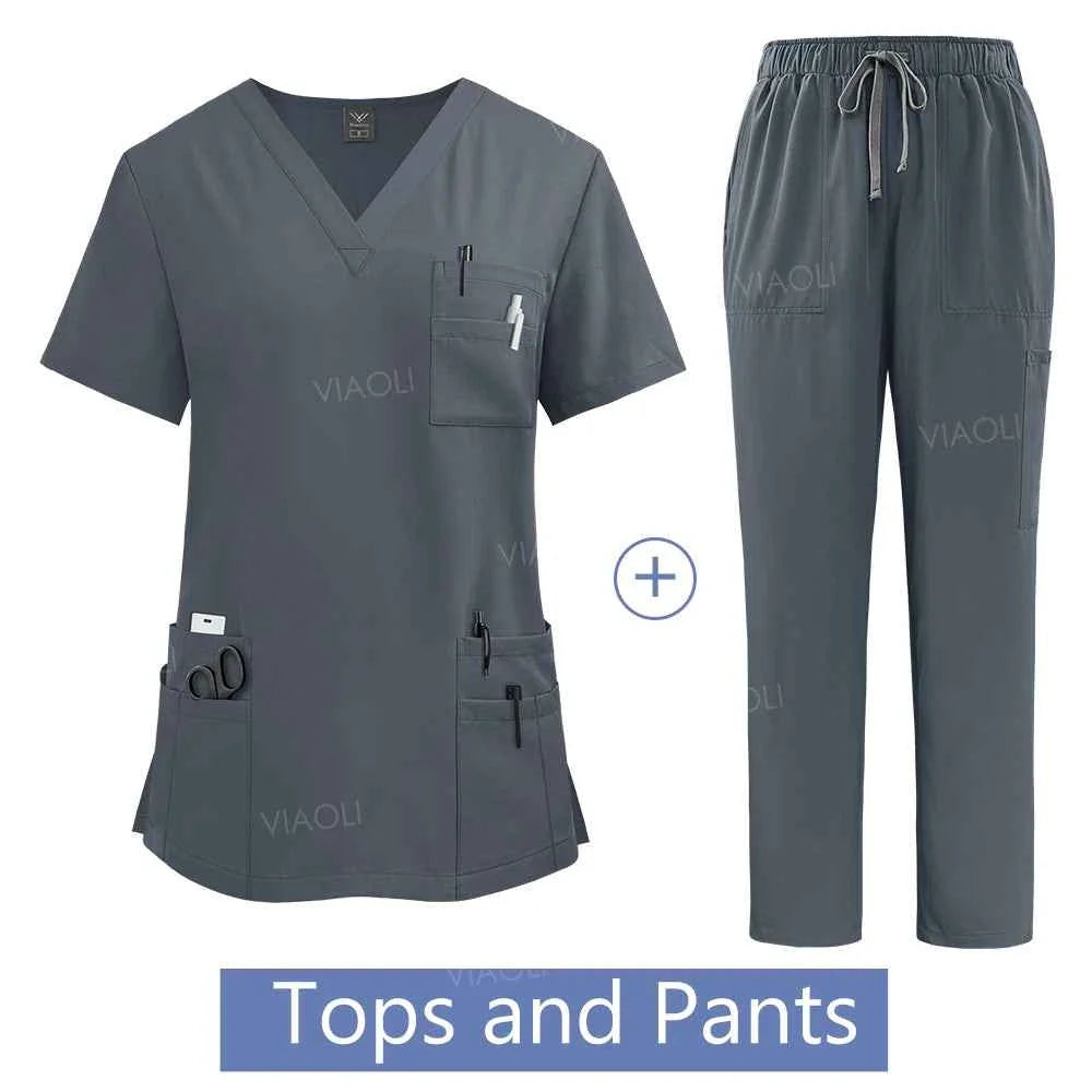 Women's Medical Scrub Uniform Set - P's One-Stop Shop 