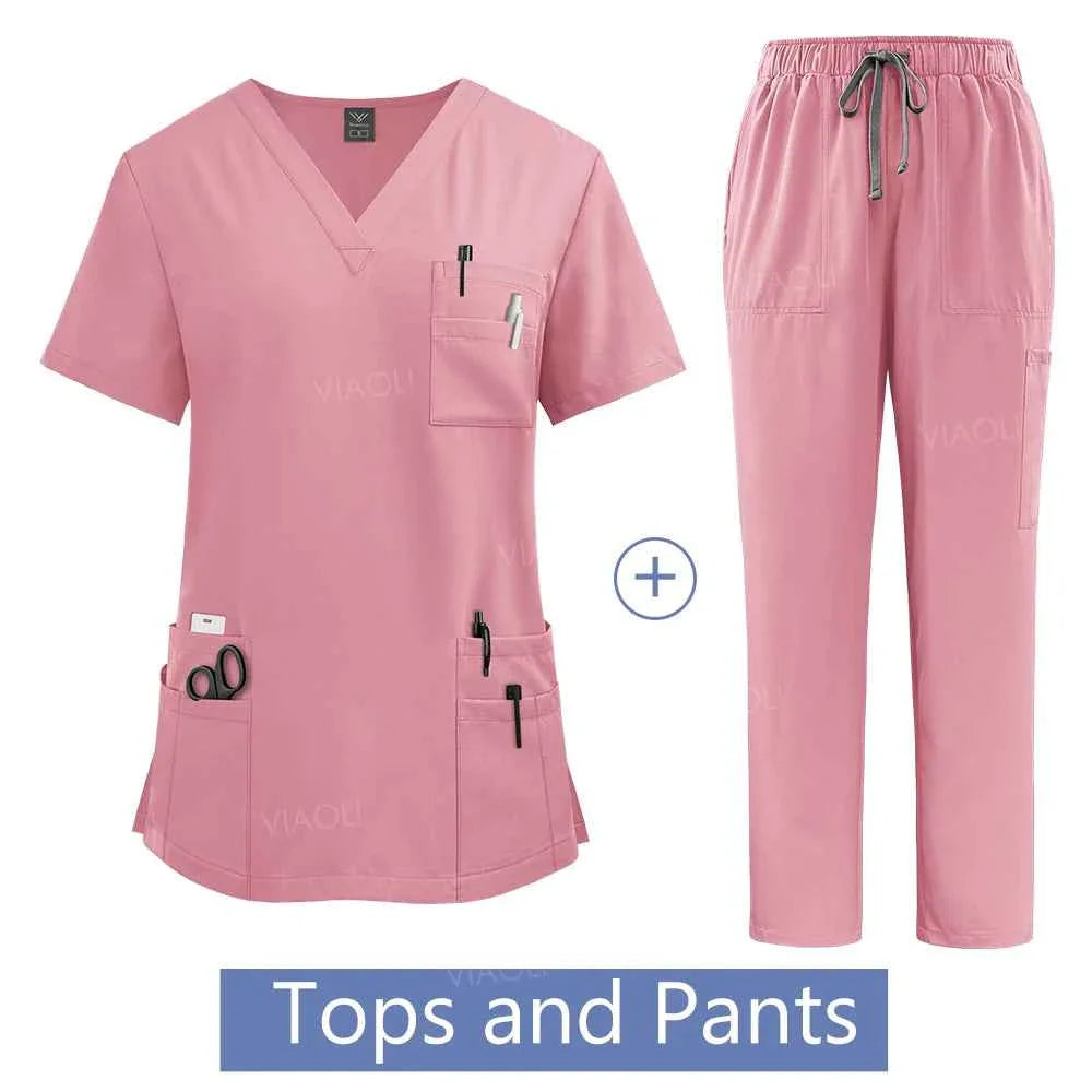 Women's Medical Scrub Uniform Set - P's One-Stop Shop 