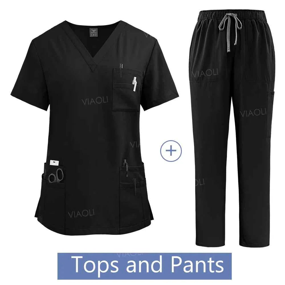 Women's Medical Scrub Uniform Set - P's One-Stop Shop 