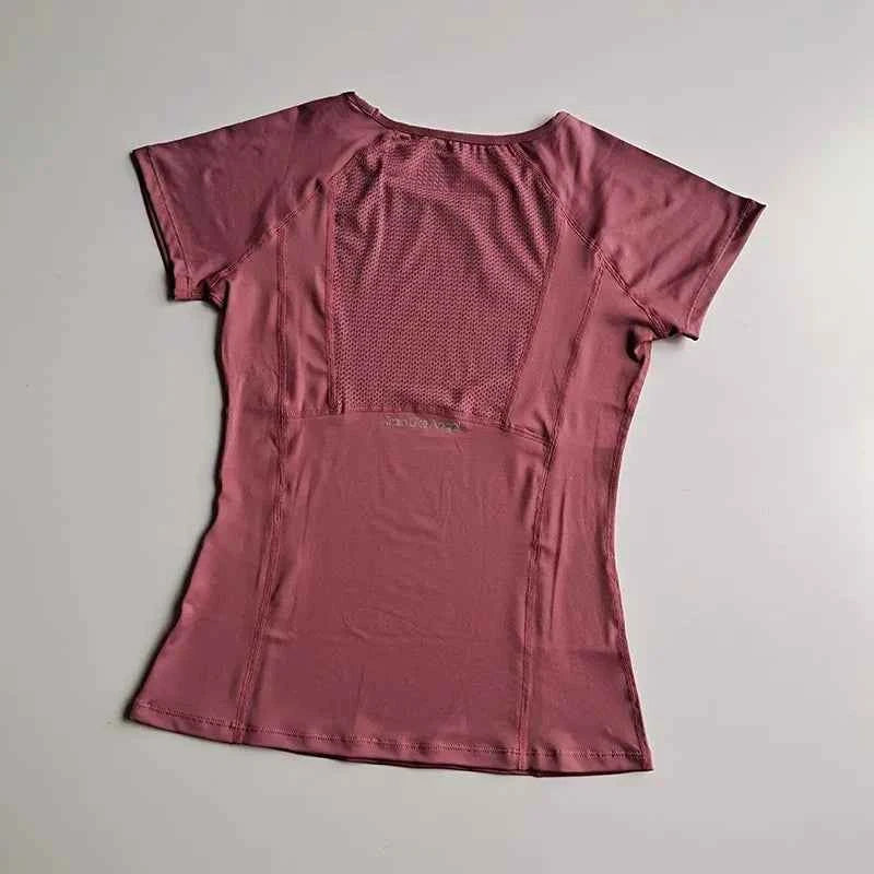 Women's Quick-Dry Mesh Yoga T-Shirt - P's One-Stop Shop 