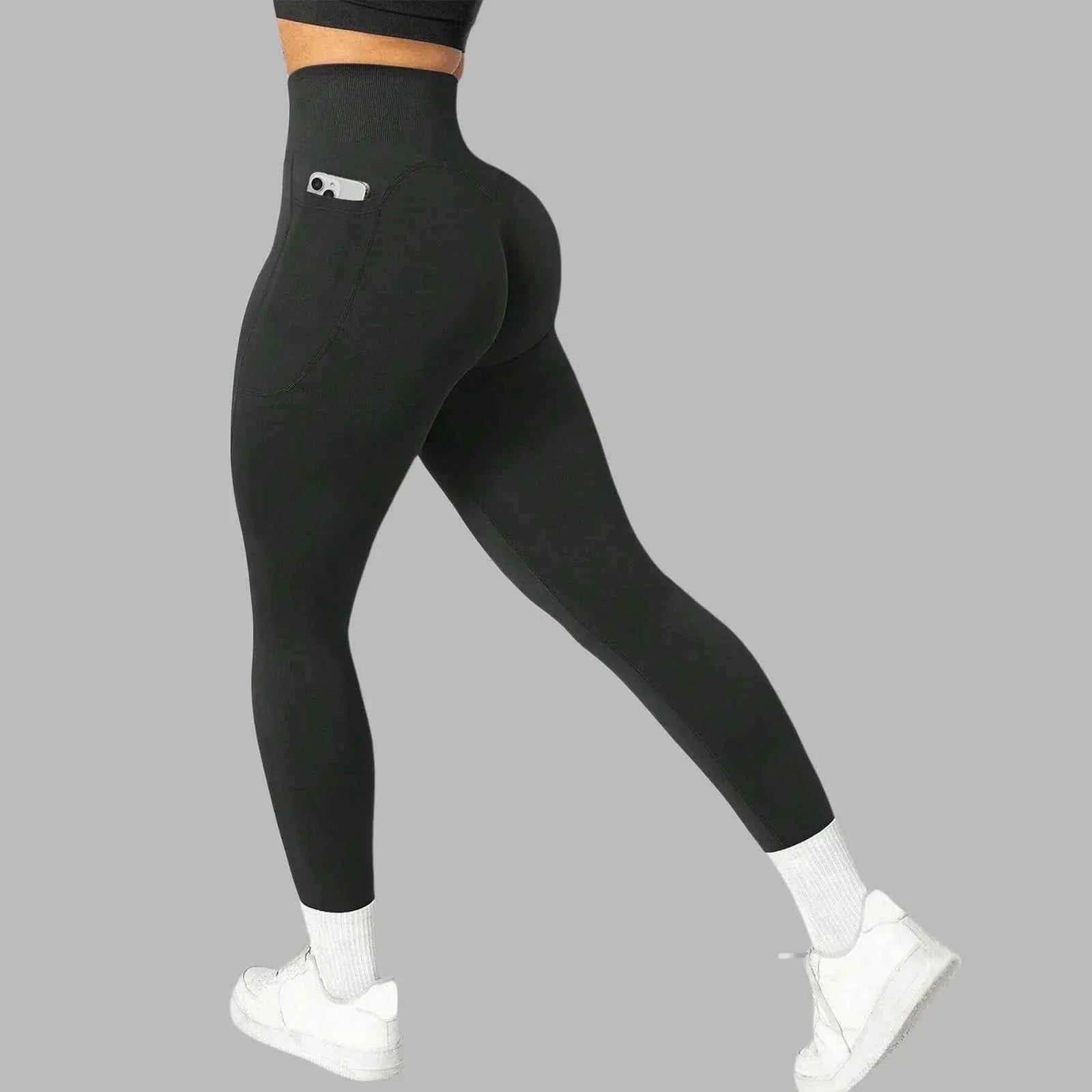 Women's Seamless Pocket Yoga Leggings - P's One-Stop Shop 