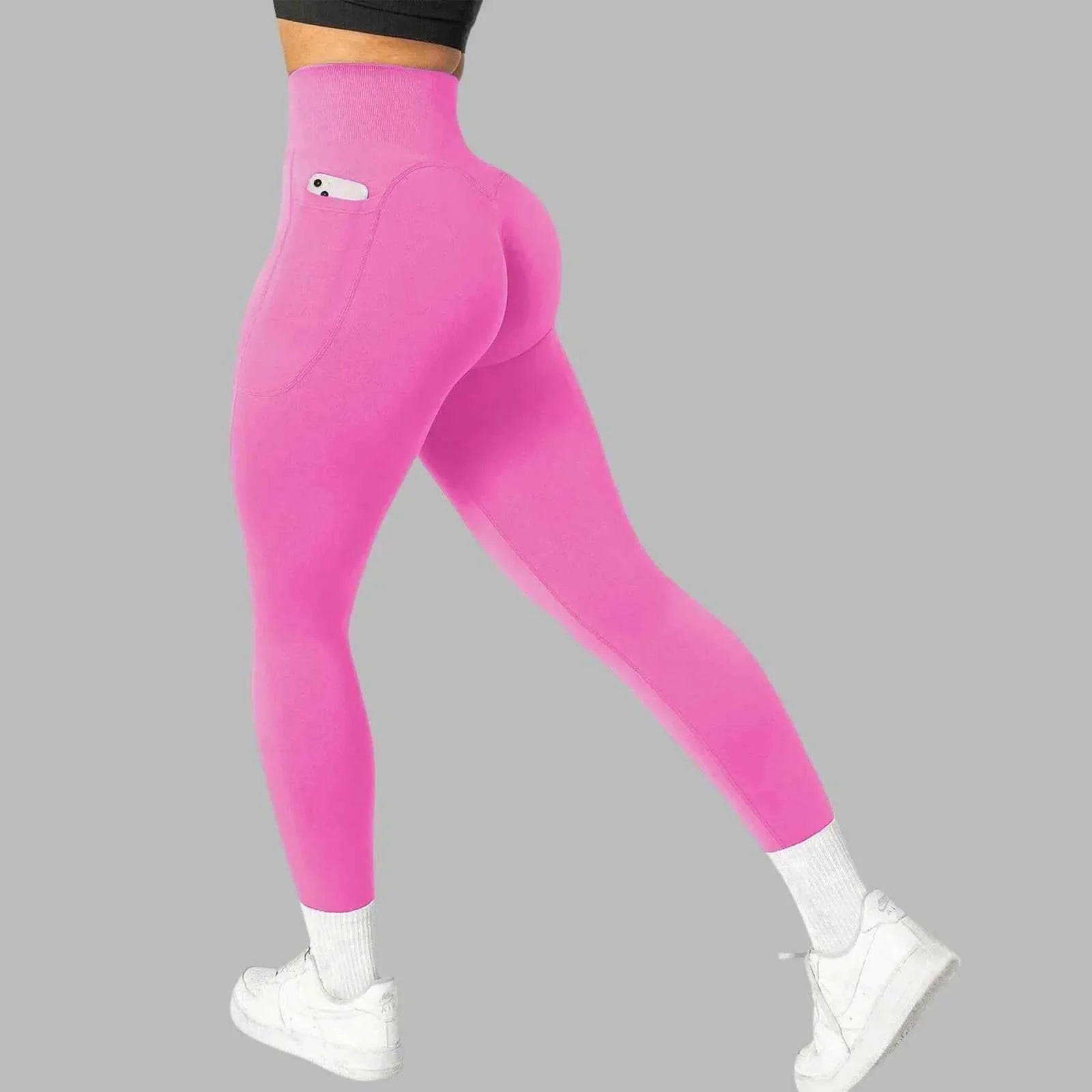 Women's Seamless Pocket Yoga Leggings - P's One-Stop Shop 