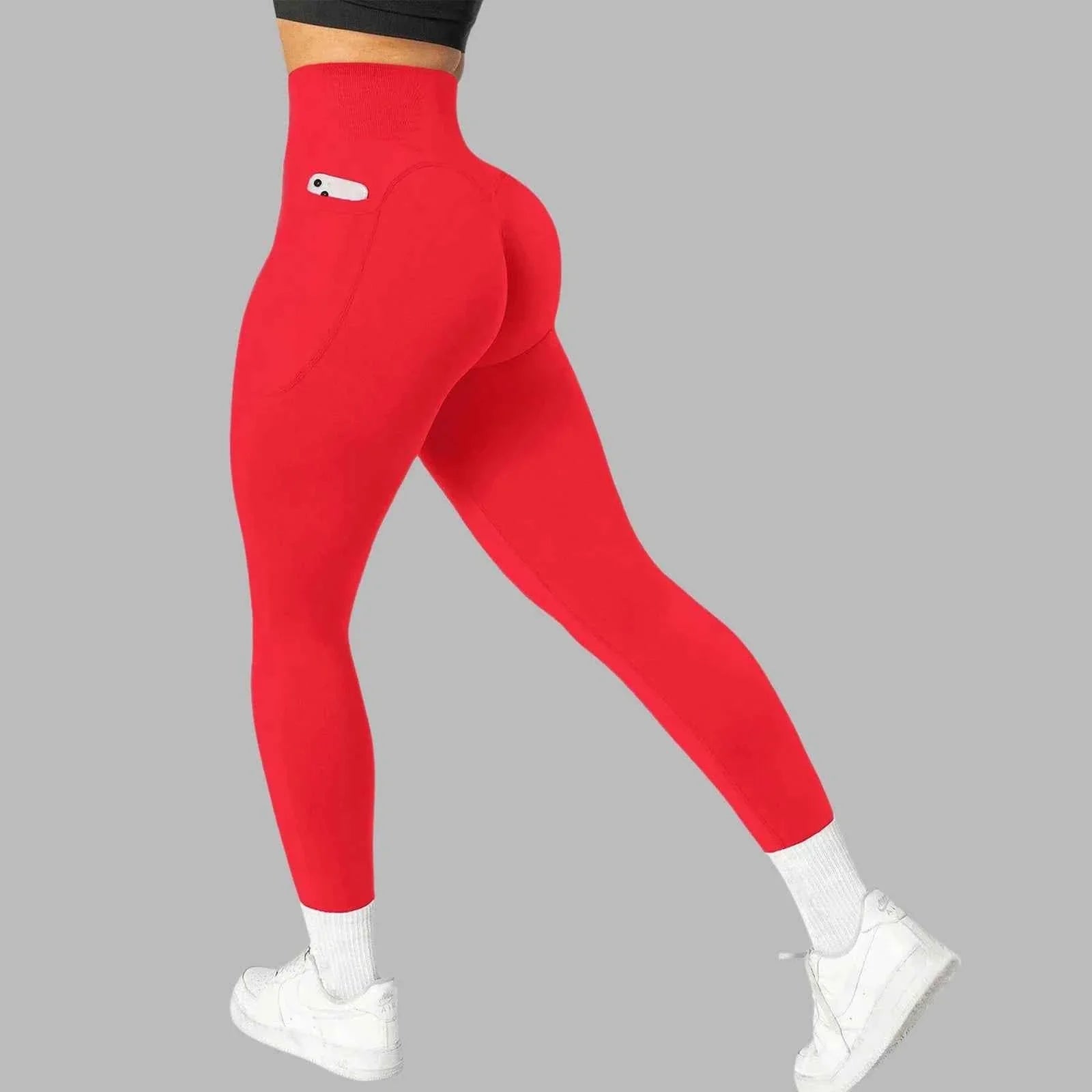 Women's Seamless Pocket Yoga Leggings - P's One-Stop Shop 