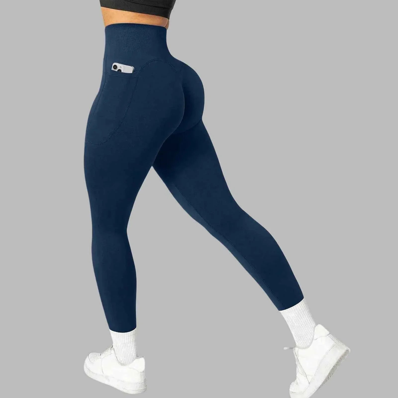 Women's Seamless Pocket Yoga Leggings - P's One-Stop Shop 