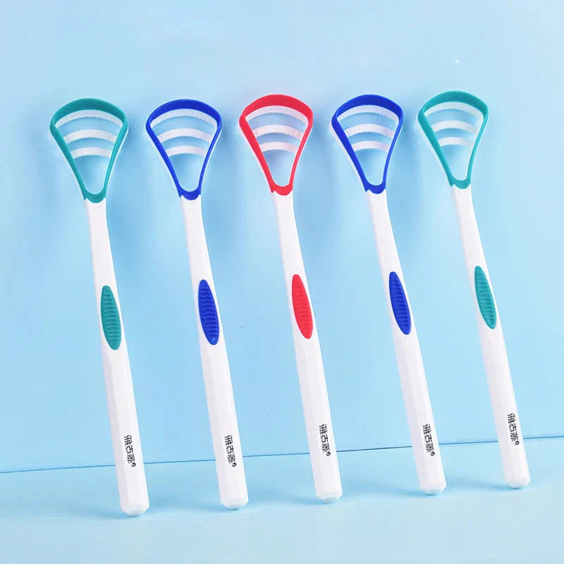 Y-Kelin Tongue Scraper Oral  Cleaner Brush Fresh Breath Cleaning Coated  Toothbrush  Hygiene Care Tools - P's One-Stop Shop 