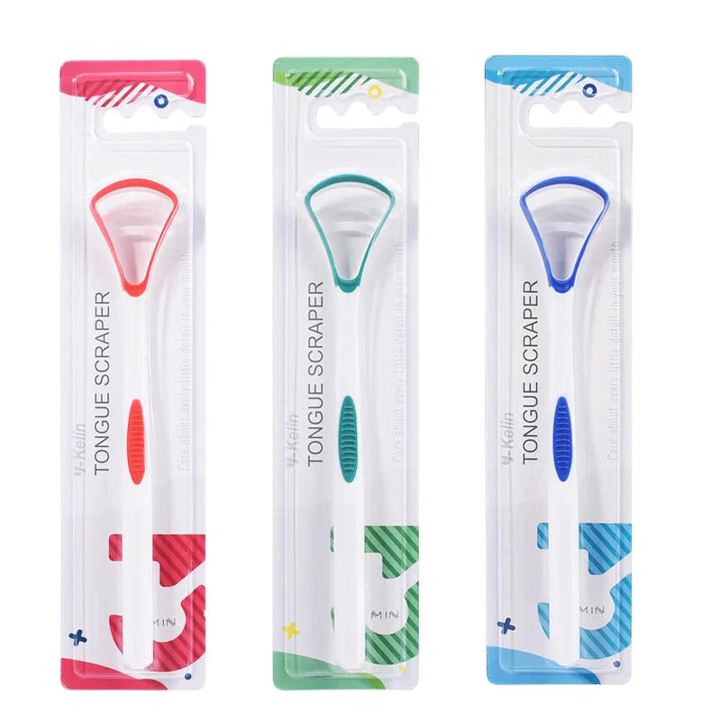 Y-Kelin Tongue Scraper Oral  Cleaner Brush Fresh Breath Cleaning Coated  Toothbrush  Hygiene Care Tools - P's One-Stop Shop 