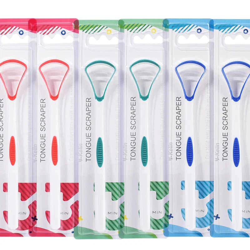 Y-Kelin Tongue Scraper Oral  Cleaner Brush Fresh Breath Cleaning Coated  Toothbrush  Hygiene Care Tools - P's One-Stop Shop 
