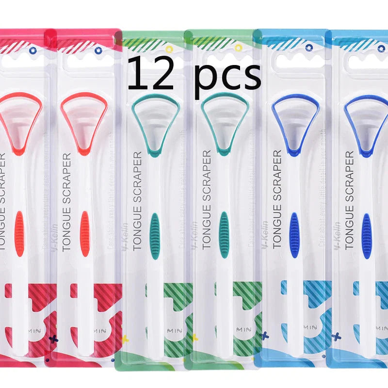 Y-Kelin Tongue Scraper Oral  Cleaner Brush Fresh Breath Cleaning Coated  Toothbrush  Hygiene Care Tools - P's One-Stop Shop 
