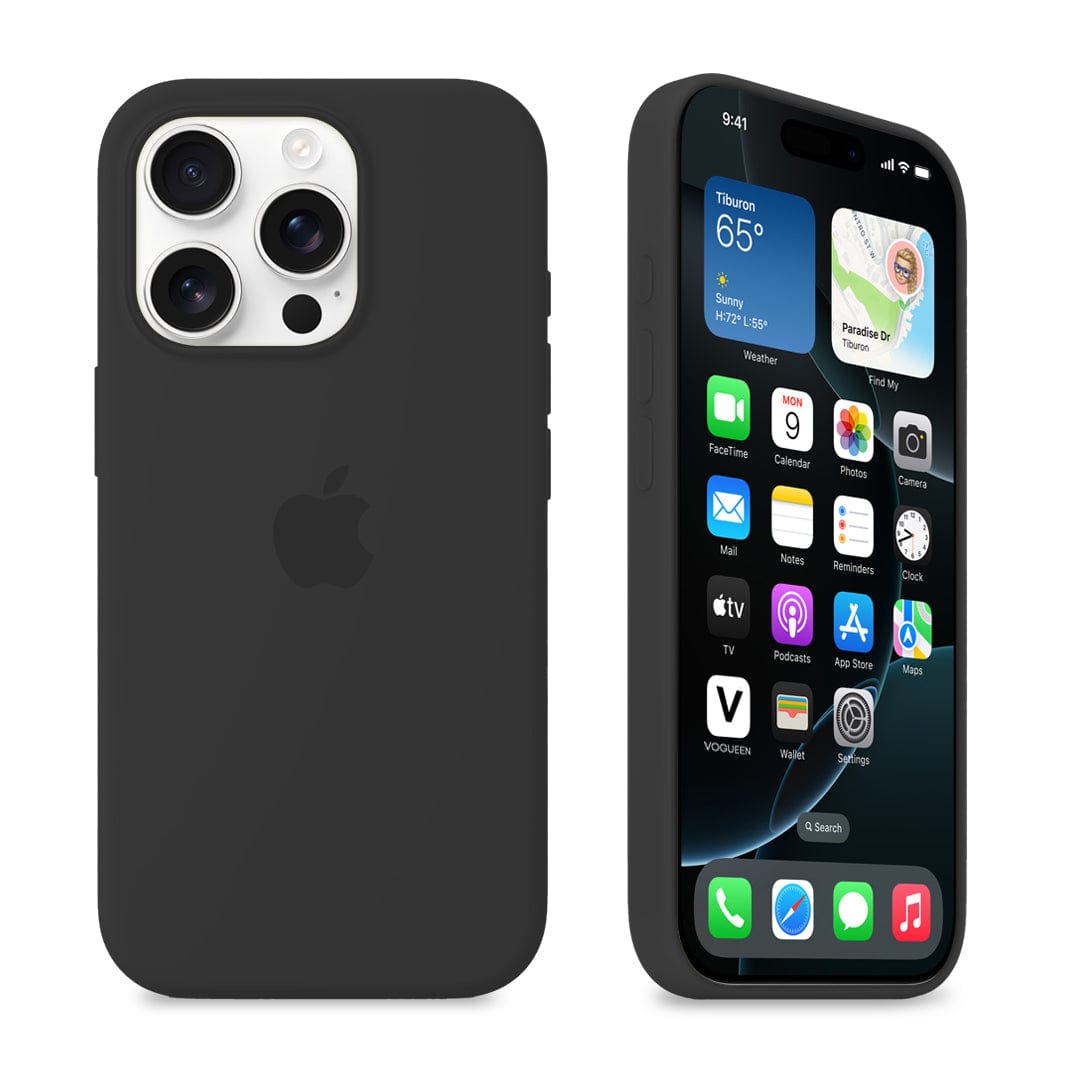 iPhone Silicone Case (Black) - P's One-Stop Shop 