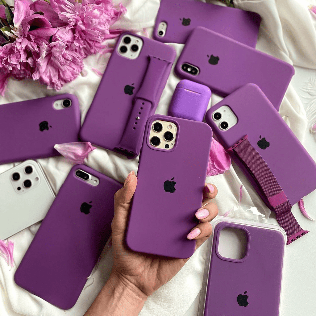 iPhone Silicone Case (Eggplant) - P's One-Stop Shop 
