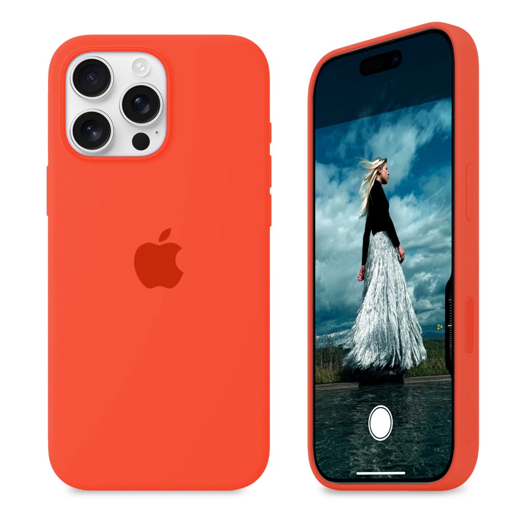 iPhone Silicone Case (Orange) - P's One-Stop Shop 