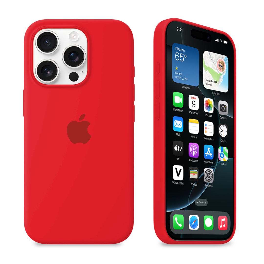 iPhone Silicone Case (Red) - P's One-Stop Shop 