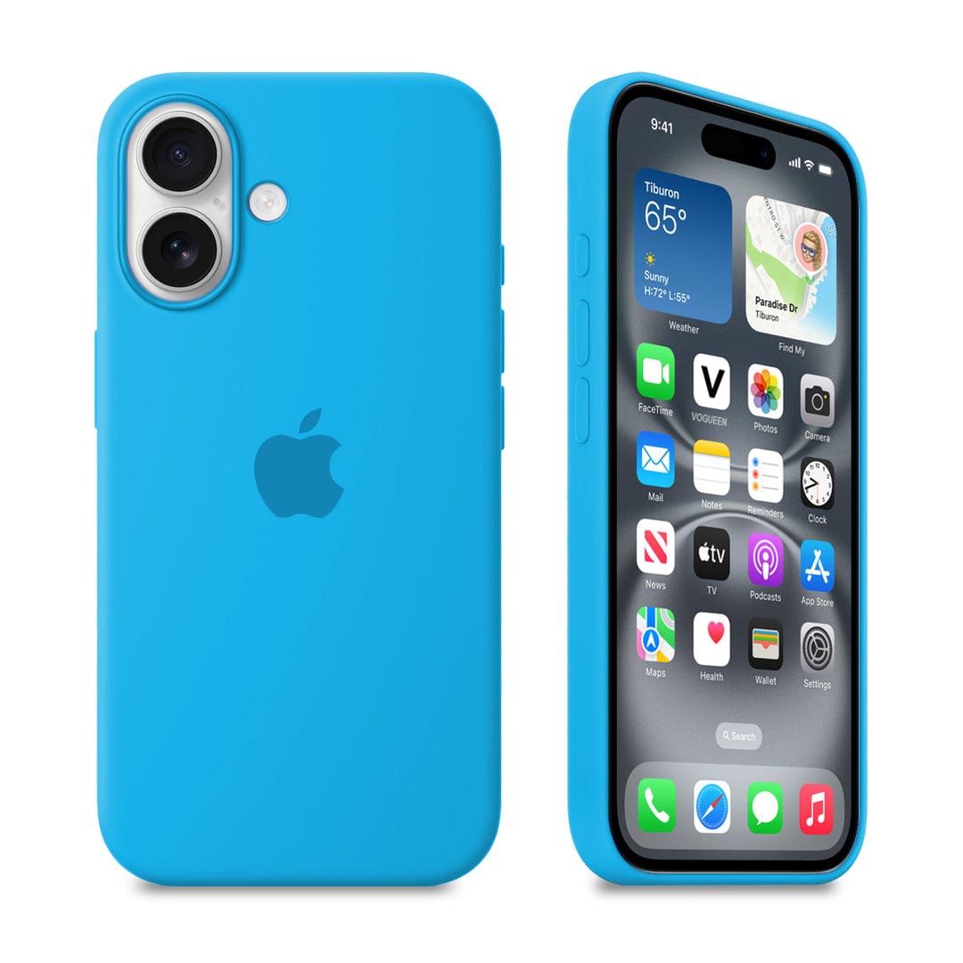 iPhone Silicone Case (Surf Blue) - P's One-Stop Shop 